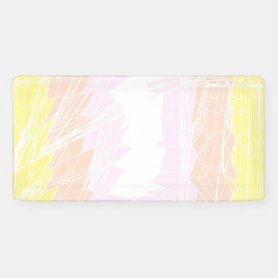 Lona Bandera de Orgullo Pangénero Abstracto Geométrico