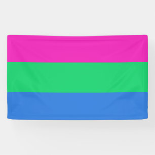 Lona Bandera de Orgullo Polisexual