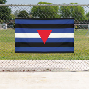 Lona Bandera de orgullo queer de cuero