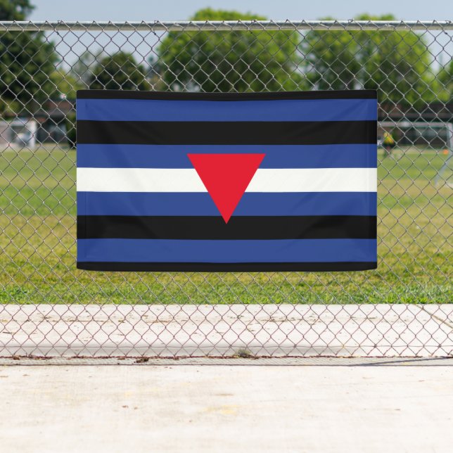 Lona Bandera de orgullo queer de cuero (In situ)