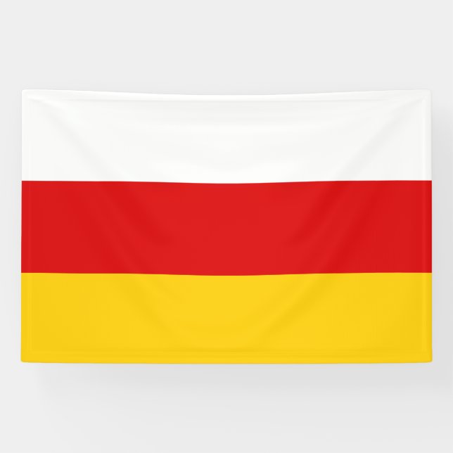 Lona Bandera de Osetia del Sur (Horizontal)