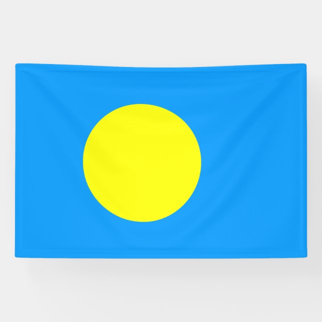 Lona Bandera de Palaos (Horizontal)