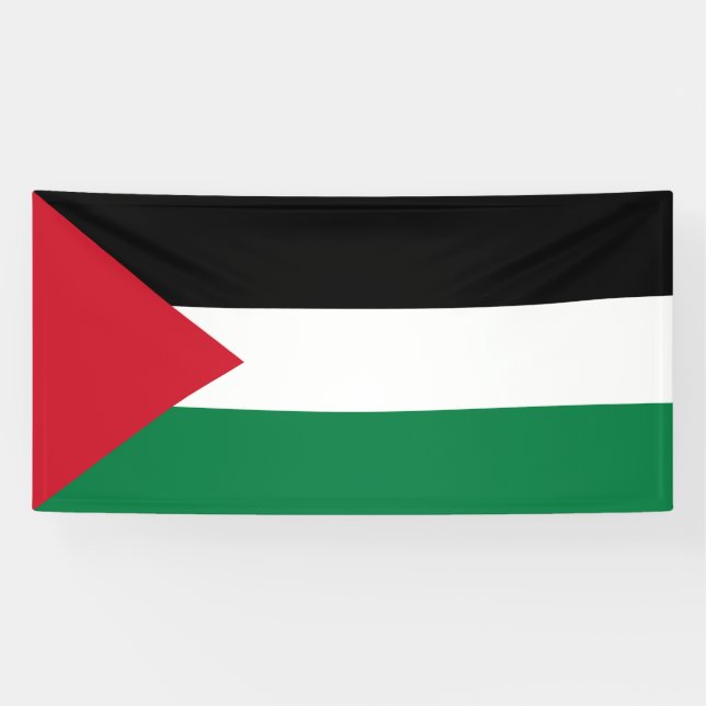 Lona Bandera de Palestina (Horizontal)