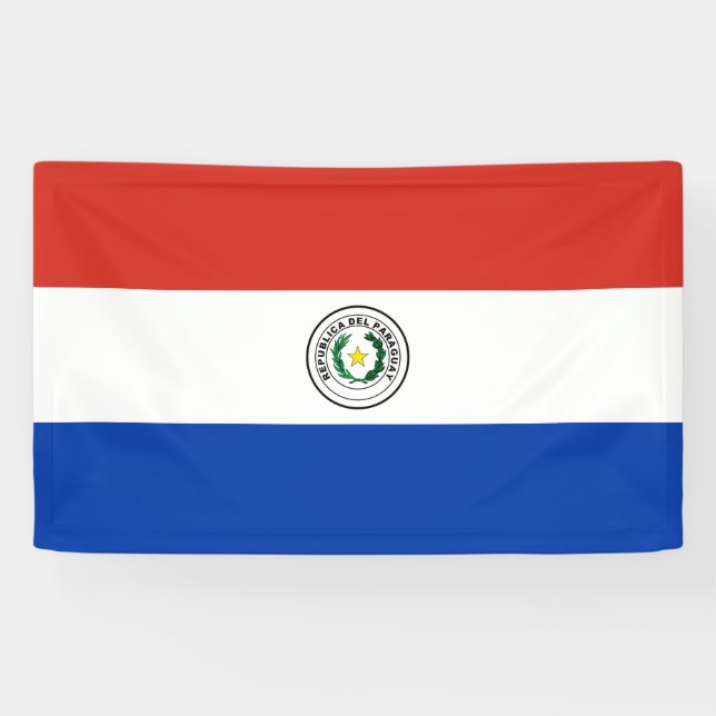 Lona Bandera de Paraguay (Horizontal)