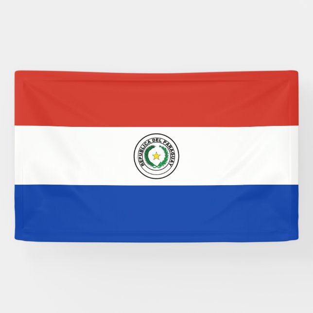 Lona Bandera de Paraguay (Horizontal)