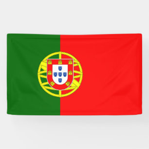 Lona Bandera de Portugal Vinyl Banner, 3' x 5'