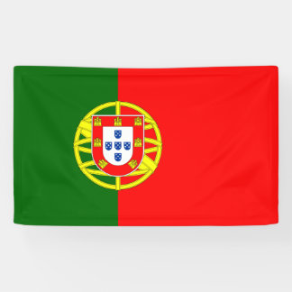 Lona Bandera de Portugal Vinyl Banner, 3' x 5'