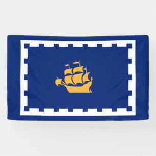 Lona Bandera de Quebec (Quebec, Canadá)