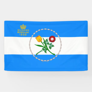 Lona Bandera de Queens (municipio de Nueva York)
