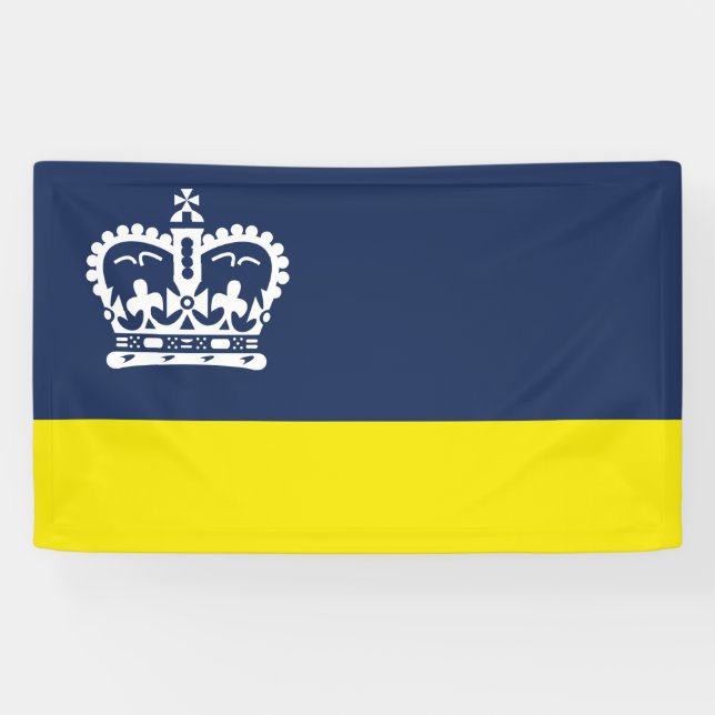 Lona Bandera de Regina (Saskatchewan, Canadá) (Horizontal)