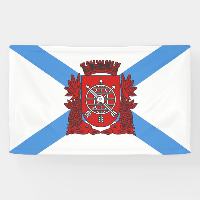 Lona Bandera de Río de Janeiro (Brasil) (Horizontal)