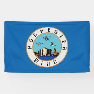 Lona Bandera de Rochester (Minnesota)