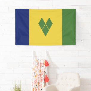 Lona Bandera de San Vicente y las Granadinas
