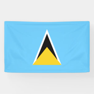 Lona Bandera de Santa Lucía (San Lucía) (Caribe)