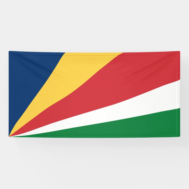 Lona Bandera de Seychelles (Horizontal)