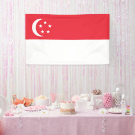 Lona Bandera de Singapur