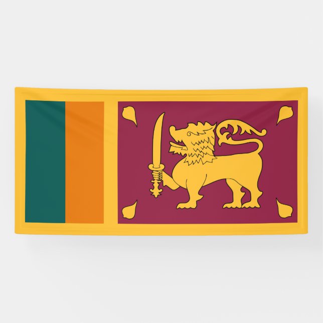 Lona Bandera de Sri Lanka (Horizontal)
