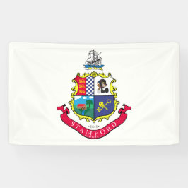 Lona Bandera de Stamford (Connecticut)