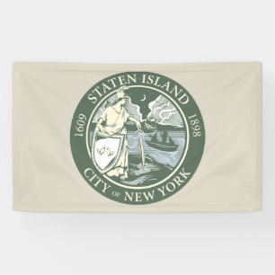 Lona Bandera de Staten Island (municipio de Nueva York)