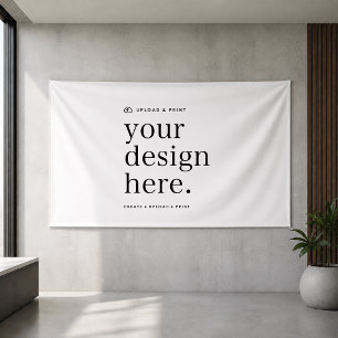 Lona Bandera de su diseño Carga 4' x 6'