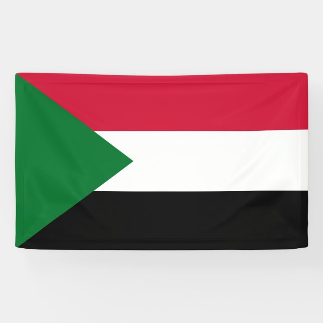Lona Bandera de Sudán (Horizontal)