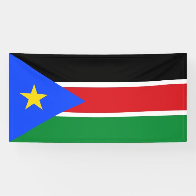 Lona Bandera de Sudán del Sur (Horizontal)