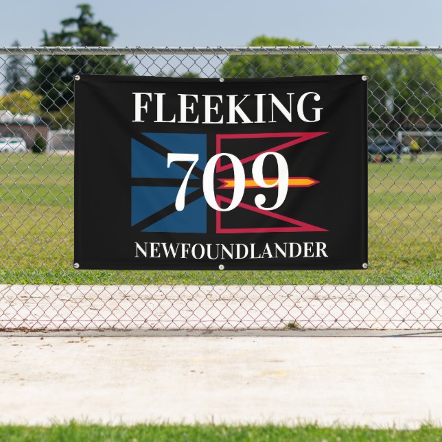 Lona Bandera de Terranova huyendo (in situ)