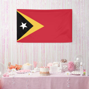 Lona bandera de Timor Oriental