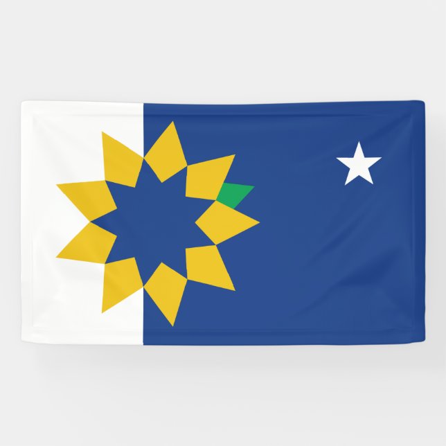 Lona Bandera de Topeka (Kansas) (Horizontal)