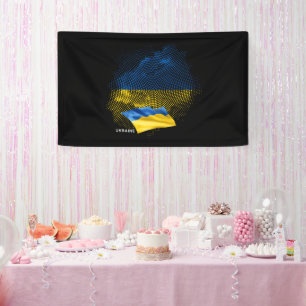 Lona bandera de Ucrania