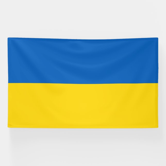 Lona Bandera de Ucrania (Horizontal)