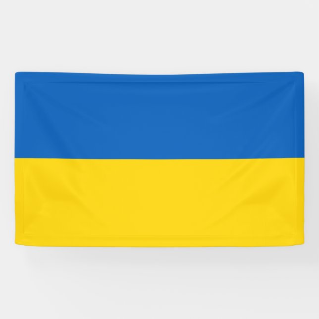 Lona Bandera de Ucrania (Horizontal)