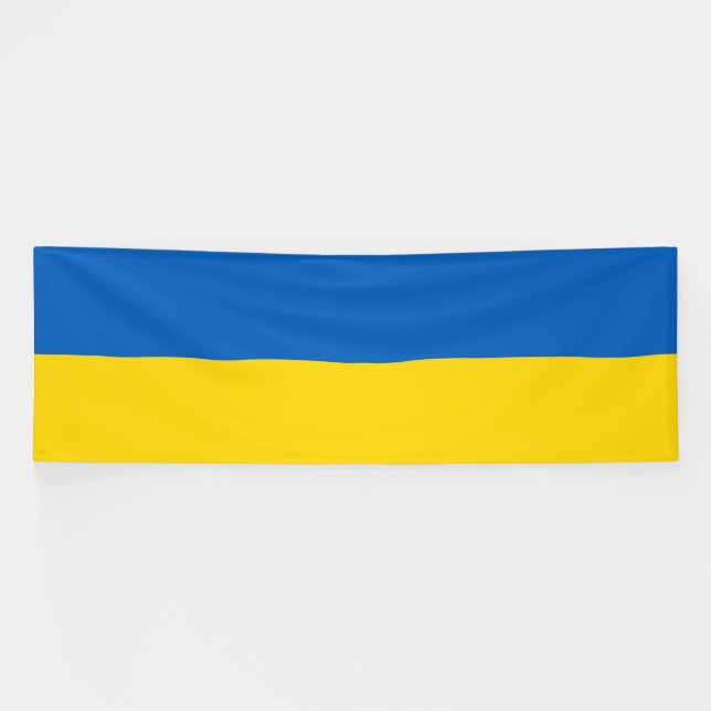 Lona Bandera de Ucrania (Horizontal)