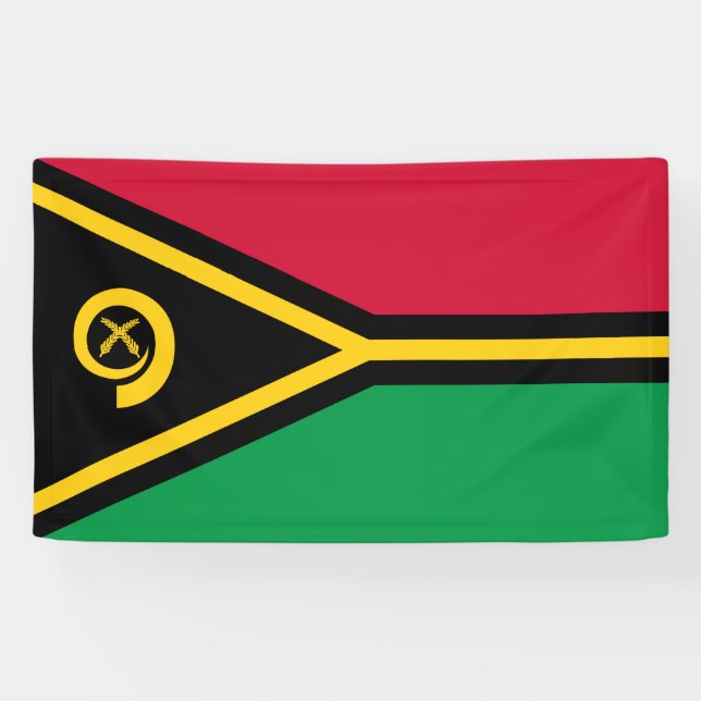 Lona Bandera de Vanuatu (Horizontal)