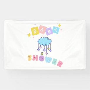Lona Bandera de vinilo 3x5 para Baby Shower