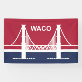 Lona Bandera de Waco (Texas, Estados Unidos)