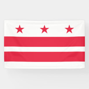Lona Bandera de Washington D.C. (Distrito de Columbia)