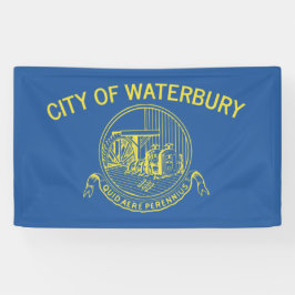 Lona Bandera de Waterbury (Connecticut)