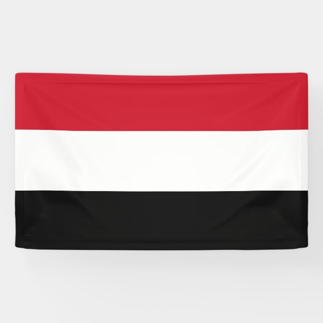 Lona Bandera de Yemen (Horizontal)