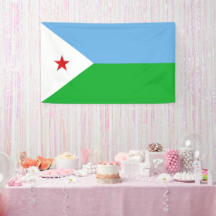 Lona Bandera de Yibuti