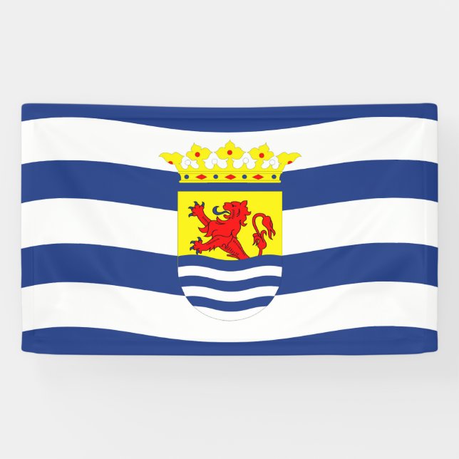 Lona Bandera de Zelanda Provincia de Países Bajos estil (Horizontal)
