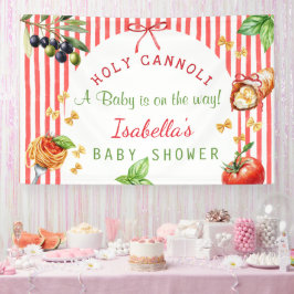 Lona Bandera decorativa para baby shower de Cannoli Sag
