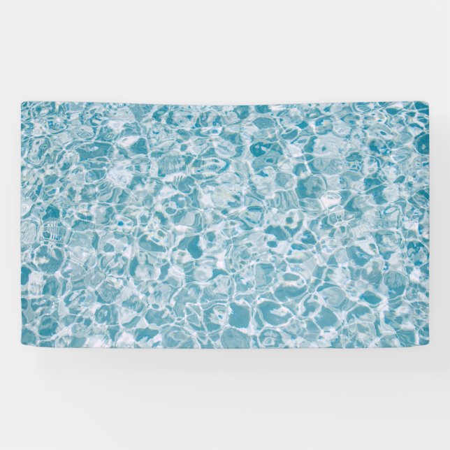 Lona Bandera del agua que riega (Horizontal)