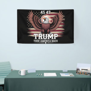Lona Bandera del águila de América del presidente 45º 4