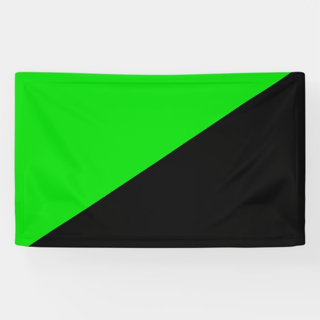 Lona Bandera del Anarquismo Verde (Horizontal)