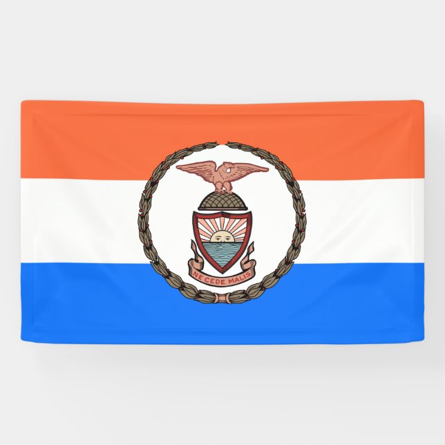 Lona Bandera del Bronx (barrio de Nueva York) (Horizontal)