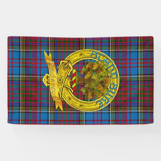 Lona Bandera del clan de Anderson (vertical) (Horizontal)