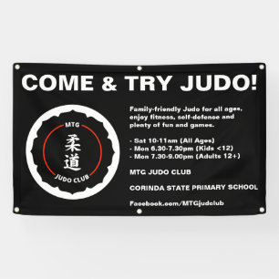 Lona Bandera del club del judo de MTG