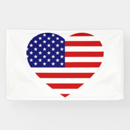 Lona Bandera del Corazón de Estados Unidos (h) bnrcnt