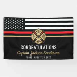 Lona Bandera del Departamento de Bomberos de Retiro de